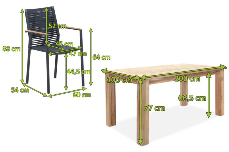 6x dining sessel